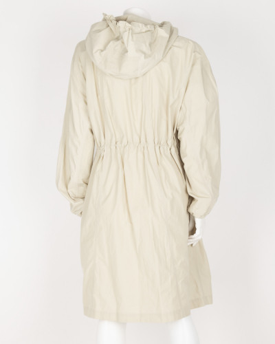 Burberry Płaszcz i parka kremowa parka z metka