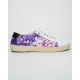 Carolina Herrera trampki w kwiaty fiolet
