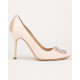 Manolo Blahnik  Szpilki pudrowy róż