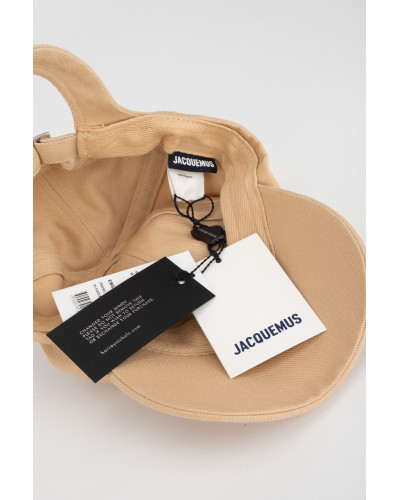 Jacquemus Nakrycie głowy ciemny beż