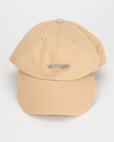 Jacquemus Nakrycie głowy ciemny beż