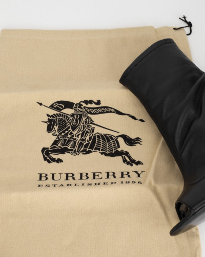 Burberry botki czarne