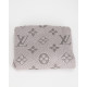 Louis Vuitton Szalik monogram szary z frendzlami