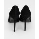 Saint Laurent  Szpilki czarne zamszowe