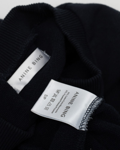 Anine Bing Bluza czarna 'USA'