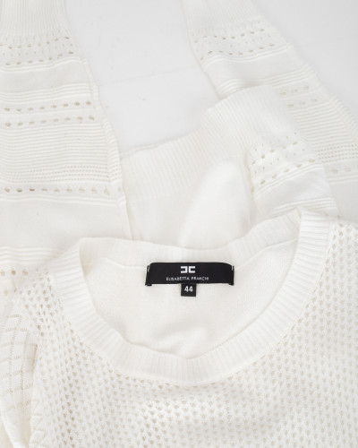 Elisabetta Franchi bialy azurowy