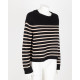 Red Valentino Sweter w paski + zlota wazka i gwiazdki