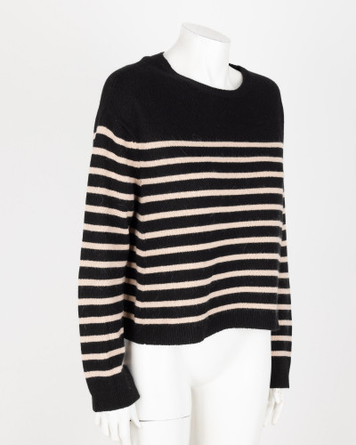 Red Valentino Sweter w paski + zlota wazka i gwiazdki
