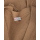 Red Valentino Sweter brazowy kardigan z czarnymi kokardami
