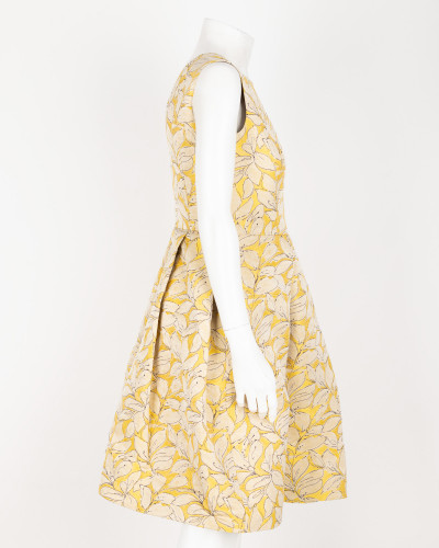 Carolina Herrera Sukienka w żółte wzory
