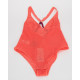 Stella McCartney Koralowe body w logo