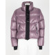 Moncler Kurtka fioletowa krótka