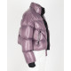 Moncler Kurtka fioletowa krótka