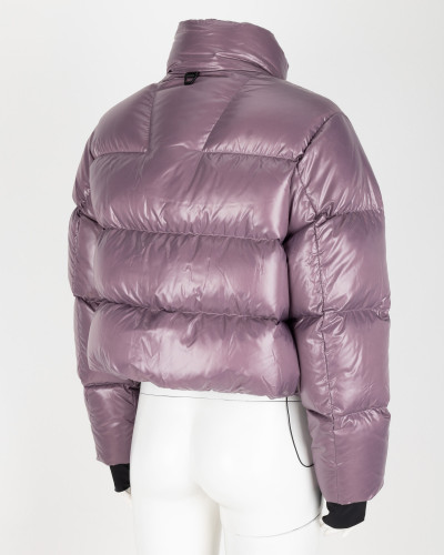 Moncler Kurtka fioletowa krótka