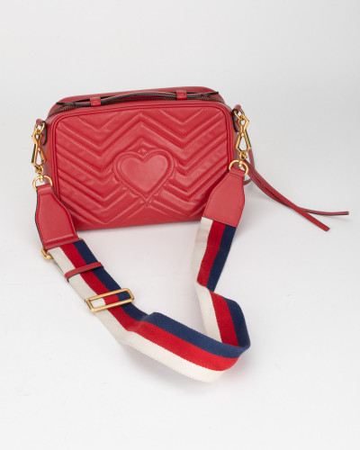Gucci Torebka czerwona Sylvie web