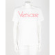 Versace T-shirt biały z neonowym logo