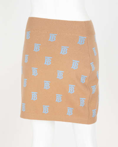 Burberry Spódnica brązowo niebieska
