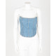 Magda Butrym Ubranie top gorsetowy jeansowy