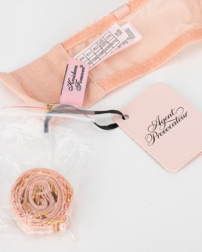 Agent Provocateur różowy biustonosz 32B