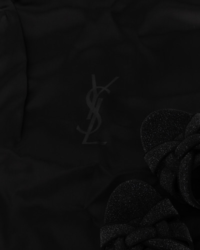 Saint Laurent  Szpilki czarne świecące