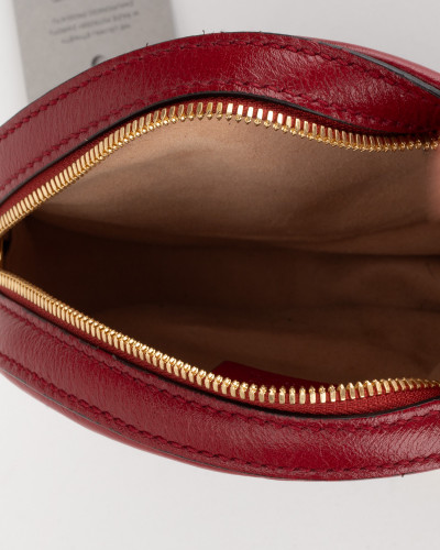 Gucci Torebka bordowa okrągła Ophidia