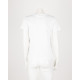Celine Bluzka biały T-shirt z logo