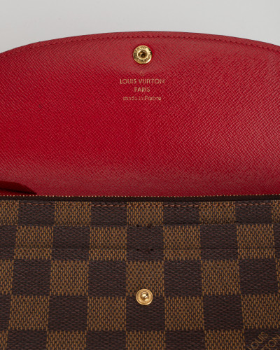 Louis Vuitton Porftel i etui duzy portfel w szachownice