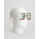 Gucci Okulary duze kwadratowe zlota oprawa