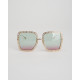 Gucci Okulary duze kwadratowe zlota oprawa