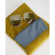 Gucci Okulary duze kwadratowe zlota oprawa