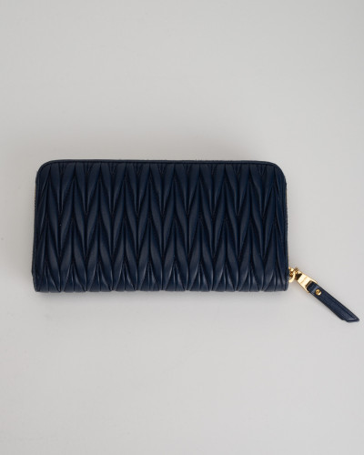 Miu Miu Porftel granatowy