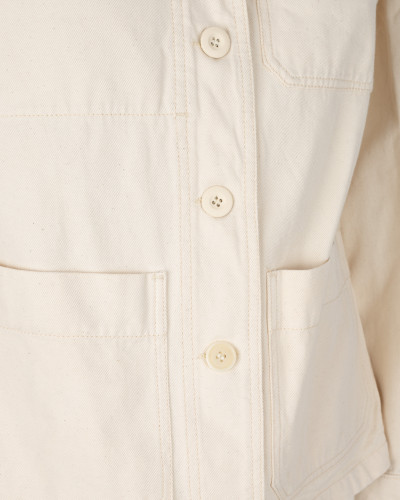 Max Mara Kurtka kremowa jeansowa