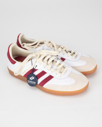 Sporty & Rich Sportowe originals z bordowymi paskami
