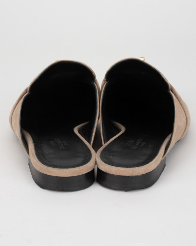 Hermes Loafer beżowe oz mule