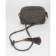 Saint Laurent  Torebka szara Lou camera bag (zabrudzenia wewnątrz )