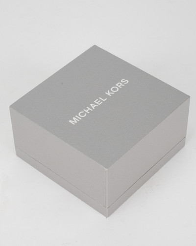 Michael Kors Kolczyki czarno-złote z logo