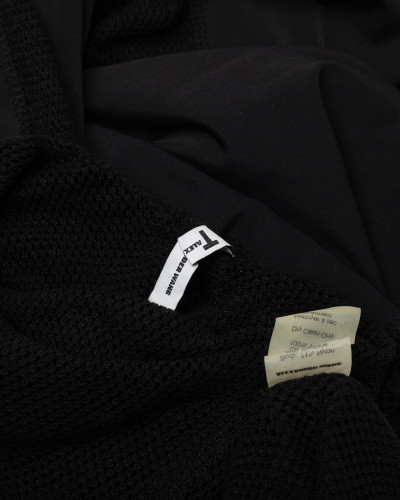 Alexander Wang Sukienka czarna dzianinowa