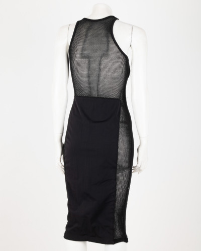 Alexander Wang Sukienka czarna dzianinowa