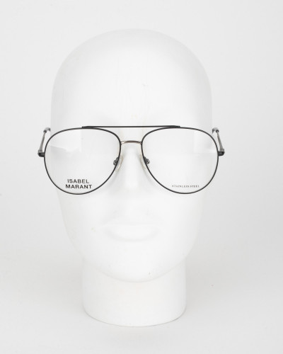 Isabel Marant Okulary OPRAWKI cienka czarna ramka