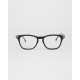 Gucci Okulary czarne ze srebrnym bokiem oprawki