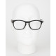 Gucci Okulary czarne ze srebrnym bokiem oprawki