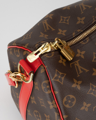 Louis Vuitton Podróżna toreb Keepall 50 z czet onymi wstawkami ( brak kluczyka)