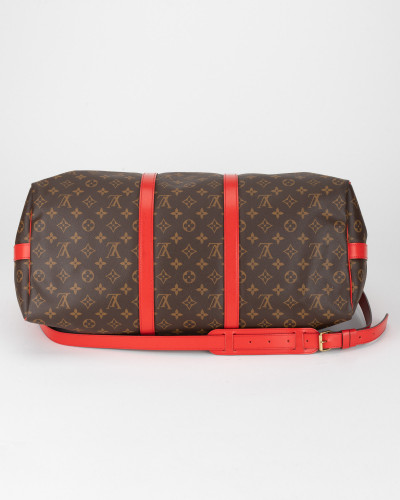 Louis Vuitton Podróżna toreb Keepall 50 z czet onymi wstawkami ( brak kluczyka)