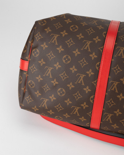 Louis Vuitton Podróżna toreb Keepall 50 z czet onymi wstawkami ( brak kluczyka)