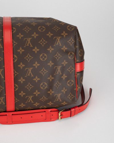 Louis Vuitton Podróżna toreb Keepall 50 z czet onymi wstawkami ( brak kluczyka)