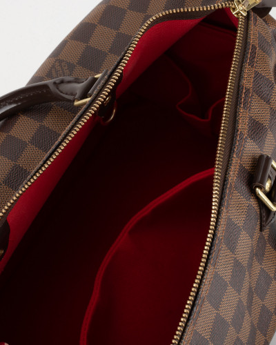 Louis Vuitton Torebka Speedy damier 35 z organizerem wewnątrz