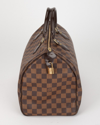 Louis Vuitton Torebka Speedy damier 35 z organizerem wewnątrz