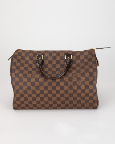 Louis Vuitton Torebka Speedy damier 35 z organizerem wewnątrz