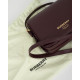 Burberry Torebka bordowa na pasku z logo