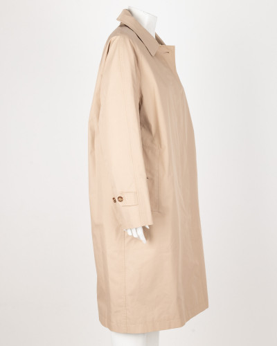 Burberry trencz jednorzędowy oversize rozmiar 10 jasny beż
